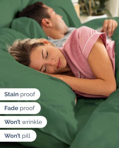 Extra Deep Flex Top Split Head King Sheet Set - 6pc Sheets - Emerald Green
