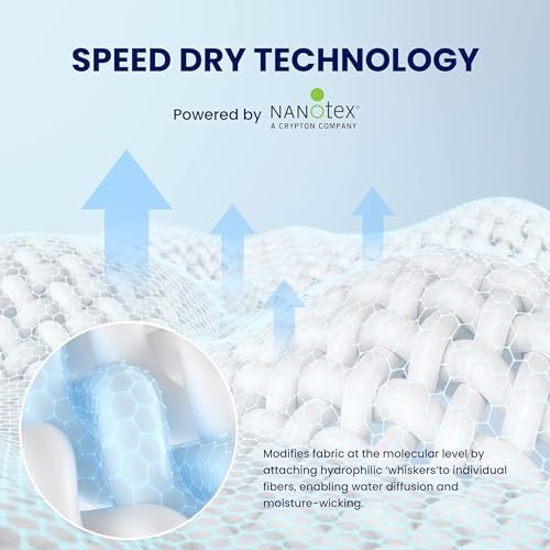 SLEEP ZONE Cooling Mattress Topper Short Queen Mattress Pad, Quilted Fitted Mattress Cover, Machine Washable, Soft Fluffy Mattress Protector, Deep Pocket 8~21 inch(White, Short Queen)