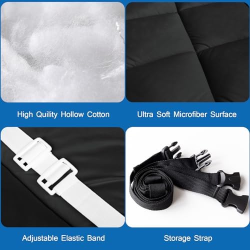 Cot Mattress Pad 30" X 75" Quilted Cot Pads for Camping