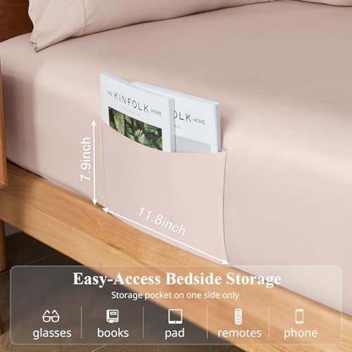 Bamboo Viscose Sheet Set California King Size, Cooling Sheets 4pcs