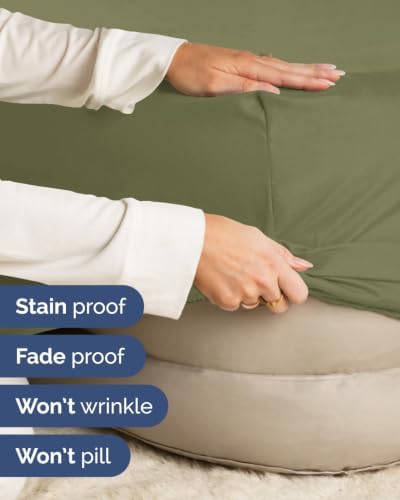 CGK Linens Extra Deep Flex Top Split Head King Fitted Sheet - Sage Green