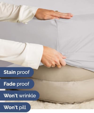 CGK Linens 2 Pack Extra Deep Twin Fitted Sheets - French Grey
