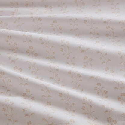 Martha Stewart - Twin Cotton Percale Sheet Set with Matching Pillowcase