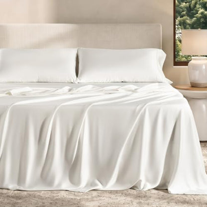 EverGrace Tencel™ Sheet Set, Breathable & Cooling, Full, Bright White