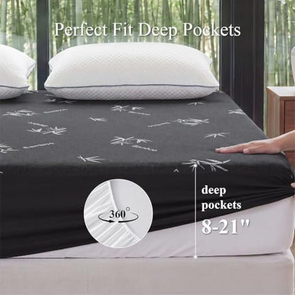 Twin XL Waterproof Mattress Protector for College Dorm Room Essentials