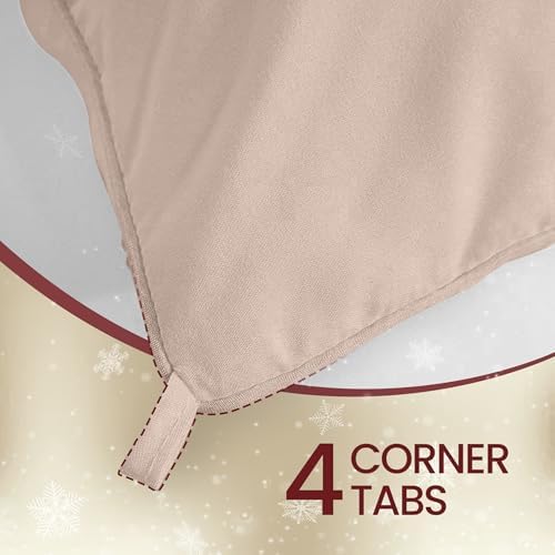Utopia Bedding Comforters 220 x 240 Size, All Season Duvet Insert, Down Alternative Box Stitched Bed Comforter with Corner Tabs, Machine Washable (Beige)