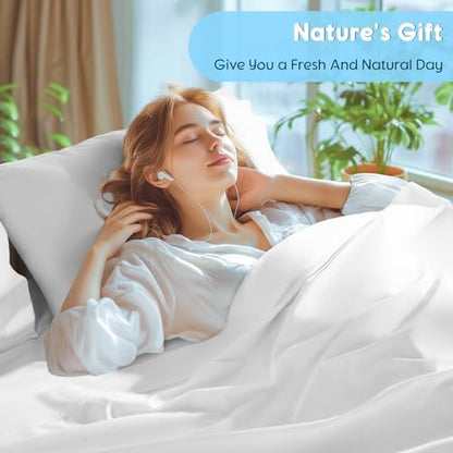 SONORO KATE 1000 Series 100% Egyptian Cotton Full Sheet Set,4 Pieces