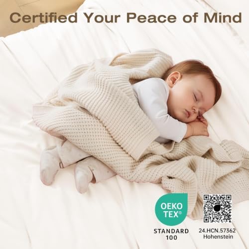 Sasttie Queen Comforter Set 7-Piece Ivory, Pre-Washed Bed in a Bag