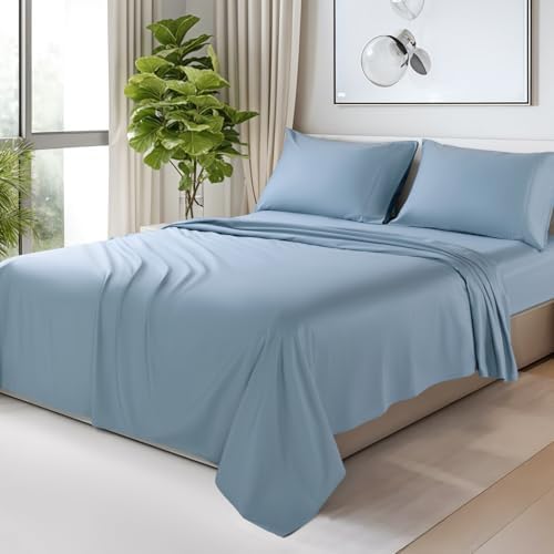 SONORO KATE 100% Egyptian Cotton Sheets,1200 Series,Cal King Size