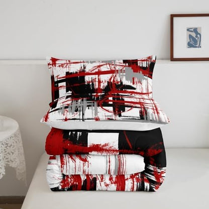 Feelyou Striped Comforter Set Full Size Kids Boys Bedding