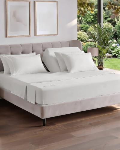 Flex Top Split Head King 6 Piece Sheet Set - Soft & Cooling - French Grey