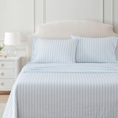 Martha Stewart - King Size Sheet Set with Fitted Sheet & Pillowcases