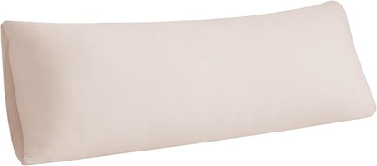 Stretchy Body Pillow Case Cover - Jersey Knit Long Pillowcase for Body Pillow, 1 Pack - Envelope Closure & Skin-Friendly, Soft and Breathable for Sleeping, 20"x54", Pink