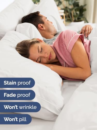 Extra Deep Pocket Queen Sheet Set - Breathable & Cooling - Antique White