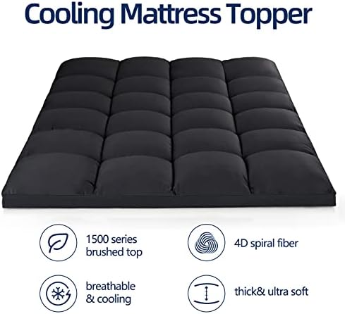 CHOPINMOON Twin Mattress Topper for Back Pain, Thick Mattress Pad Cover