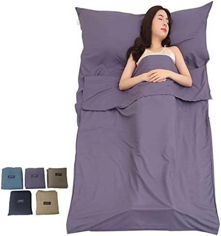 JITTY Sleeping Bag Liner 83"x45" for Travel Camping Hiking Home Hotel