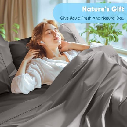 SONORO KATE 1000 Series 100% Egyptian Cotton Cal King Sheet Set,4 Pieces