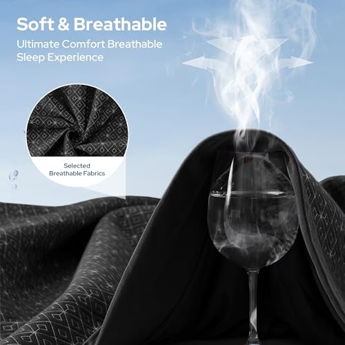 BEDLORE Queen Mattress Protector, Waterproof Noiseless Mattress Cover