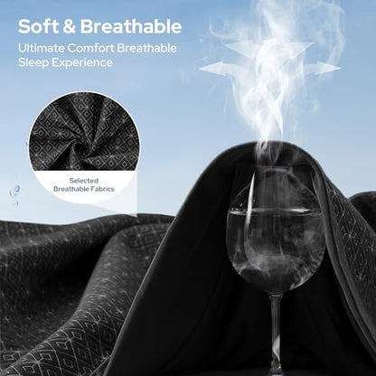 BEDLORE Full Size Mattress Protector, Waterproof Noiseless Mattress Cover