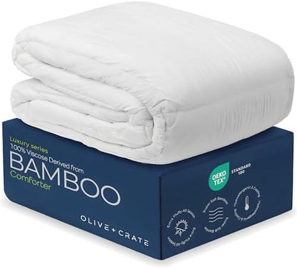 Olive + Crate Bamboo Comforter - Twin XL Duvet Insert, 62"x90"