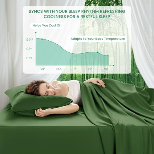 SONORO KATE 100% Viscose Derived from Bamboo_Sheets Full Size,4PC