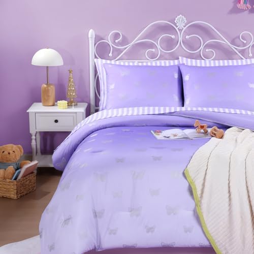Full Size Comforter Sets for Girls-7 Pieces Soft Full Size Bedding Sets