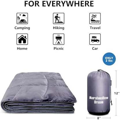 Camping Blanket Puffy Camp Blanket Large Outdoor Blanket
