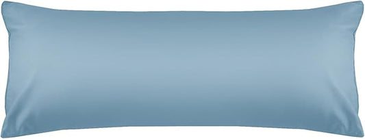 Warmstar Cotton Body Pillow Cover, 1 Pack, 600 Thread Count, 20"x54", Long Body Pillow Case Cover, Soft Breathable, Envelope Closure, Placid Blue