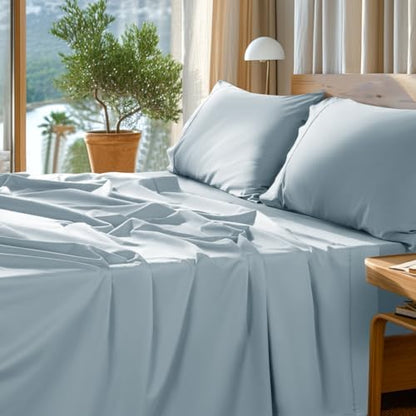 SONORO KATE 1000 Series 100% Egyptian Cotton King Sheet Set,4 Pieces