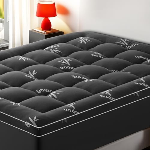 SakuraHome King Size Mattress Topper,Extra Thick Pillow Top Mattress Pad