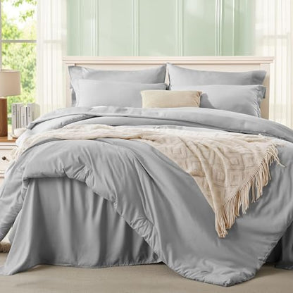Anluoer Full Size Comforter Sets, 7 Piece Bed in a Bag Full Bedding Sets