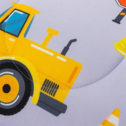 Holawakaka Boys Construction Truck Comforter Set with Sheets 5 Pieces