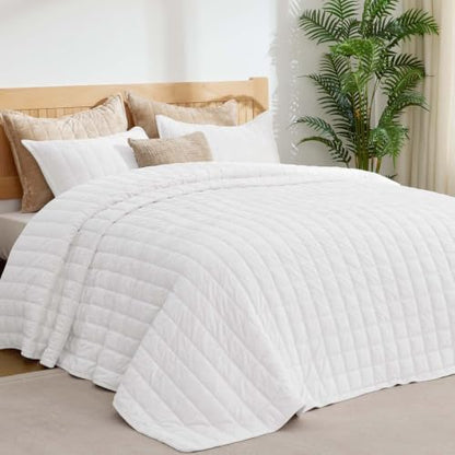 BEDELITE Velvet Quilt Set Queen Size, Luxury Velvet Comforter Bedding