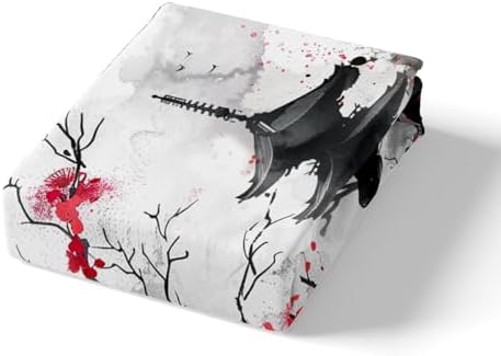 Feelyou Japanese Samurai Duvet Cover Full Size Boys Girls Teens