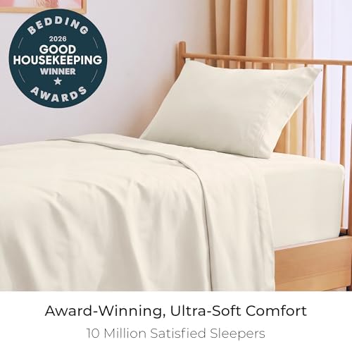 Mellanni Iconic 3-Piece, Ultra Soft Sheet Set (Twin XL, Golden Ivory)