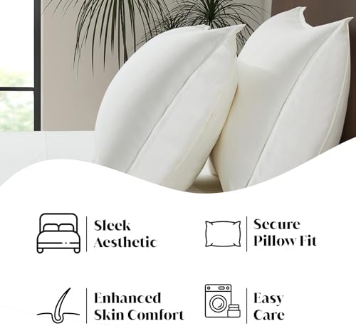 |Twin XL Size Sheet Set | Organically Grown | Ultra Soft & Cooling |100% Viscose | 17" Deep Pocket [Ivory]