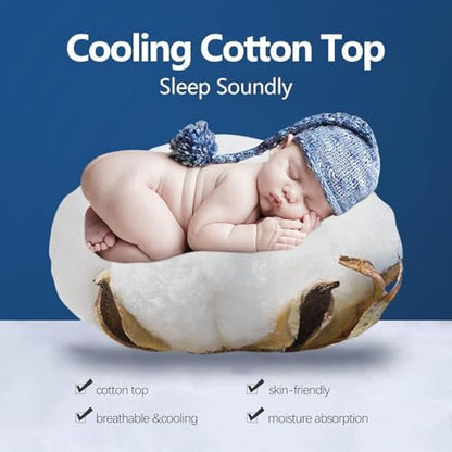 COONP Queen Mattress Topper, Cotton Extra Thick Pillow Top Mattress Pad