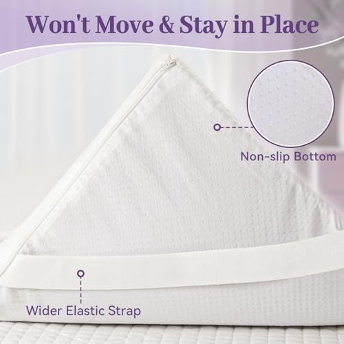 SINWEEK 2 Inch Gel Memory Foam Mattress Topper Twin XL Size/Twin Extra Long, Ventilated High Density Pad for Back Pain, Bed Topper with Removable Soft Cover, CertiPUR-US Certified