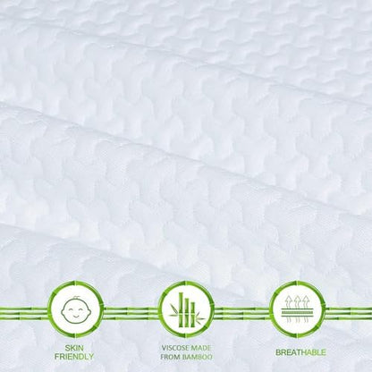 Mattress Topper Cover Queen Size (Only Cover) 3 Inch Mattress Protector