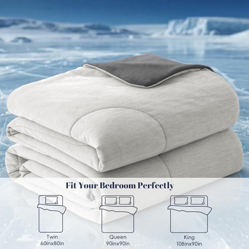 PHF Cooling Blanket for Hot Sleepers Night Sweat,Soft Quilted Comforter