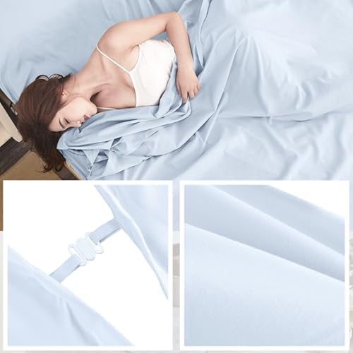 TRIWONDER Sleeping Bag Liner Cotton Camping Travel Sheet Sleep Sack Adult for Hostels Outdoor Picnic Planes Trains