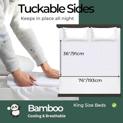 Hygge Sheets®️ Organic Washable Incontinence Bed Pads with Tucks