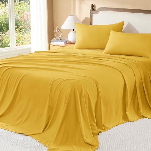 Litanika California King Comforter with Sheets, 7 Pieces Boho Bed Set
