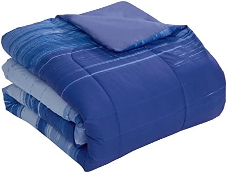 Sweet Home Collection 5 Piece Comforter Set Bag Solid Color All Season Soft Down Alternative Blanket & Luxurious Microfiber Bed Sheets, Siena, Twin