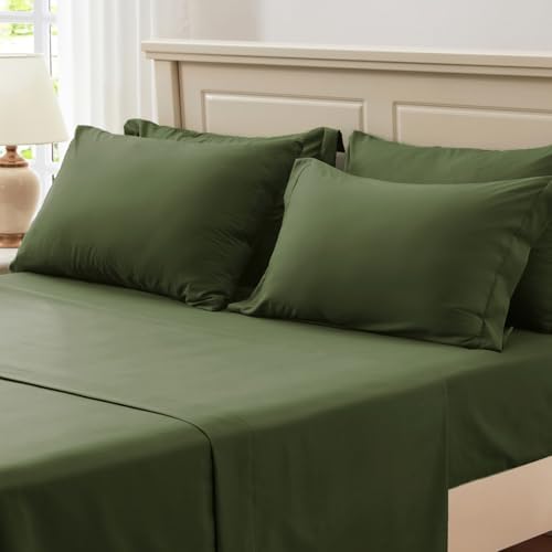 Anluoer Full Size Comforter Sets 7 Piece,Ruffle Bed in a Bag Bedding Sets