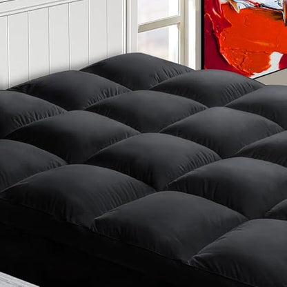 CHOPINMOON King Mattress Topper for Back Pain, Thick Mattress Pad Cover