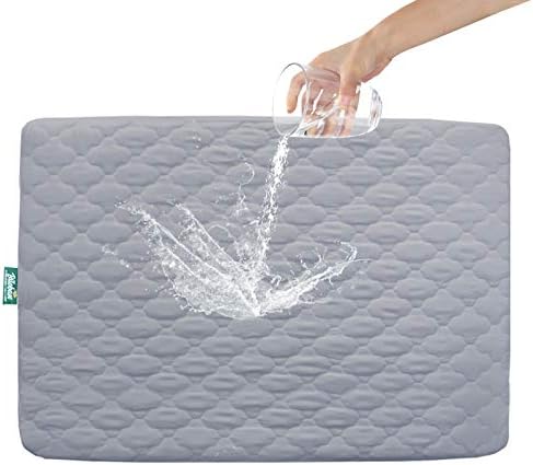 Pack and Play Sheets Mattress Pad Protector Fitted Waterproof Fit for Graco