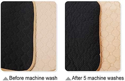 4 Pack Guinea Pig Cage Liners - Washable Guinea Pig Pee Pads, Waterproof Reusable & Anti Slip Guinea Pig Bedding Fast and Super Absorbent Pee Pad for Small Animals Rabbit Hamster Rat