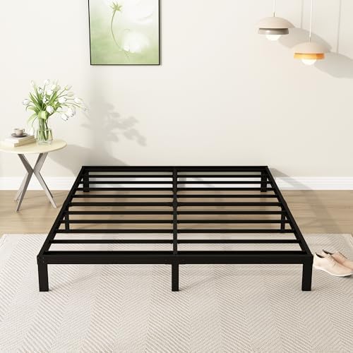 DiaOutro 7 Inch Queen Bed Frame Heavy Duty Low Profile Metal Platform