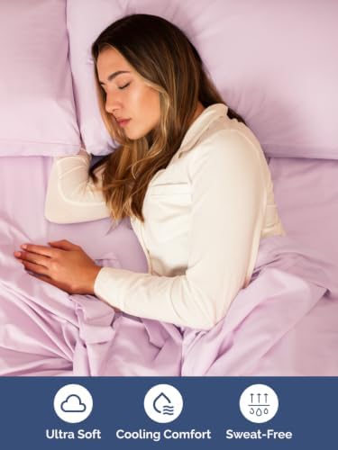 Extra Deep Pocket King Size Sheet Set - Breathable & Cooling - Light Pink